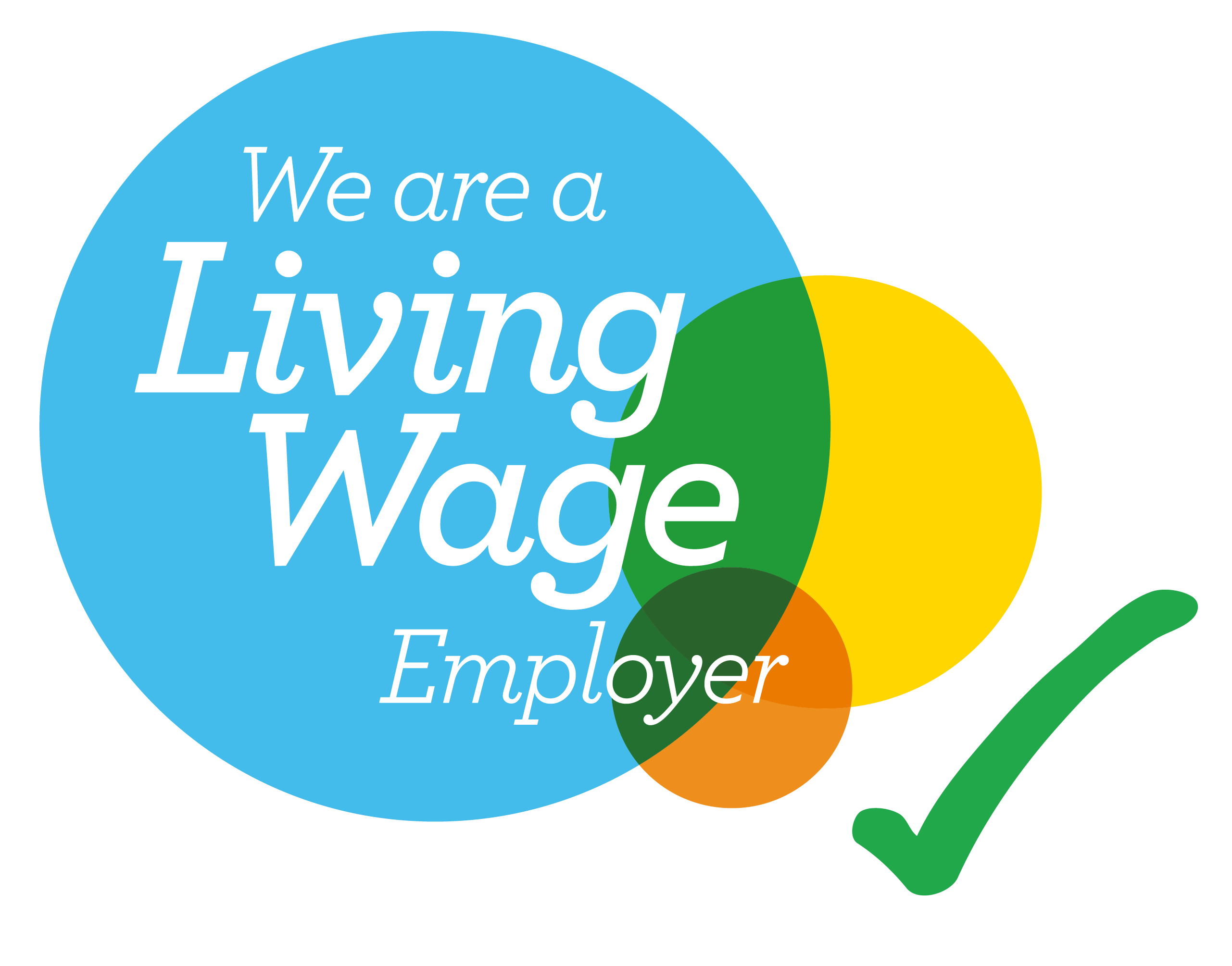 We are a Living Wage Employer Logo